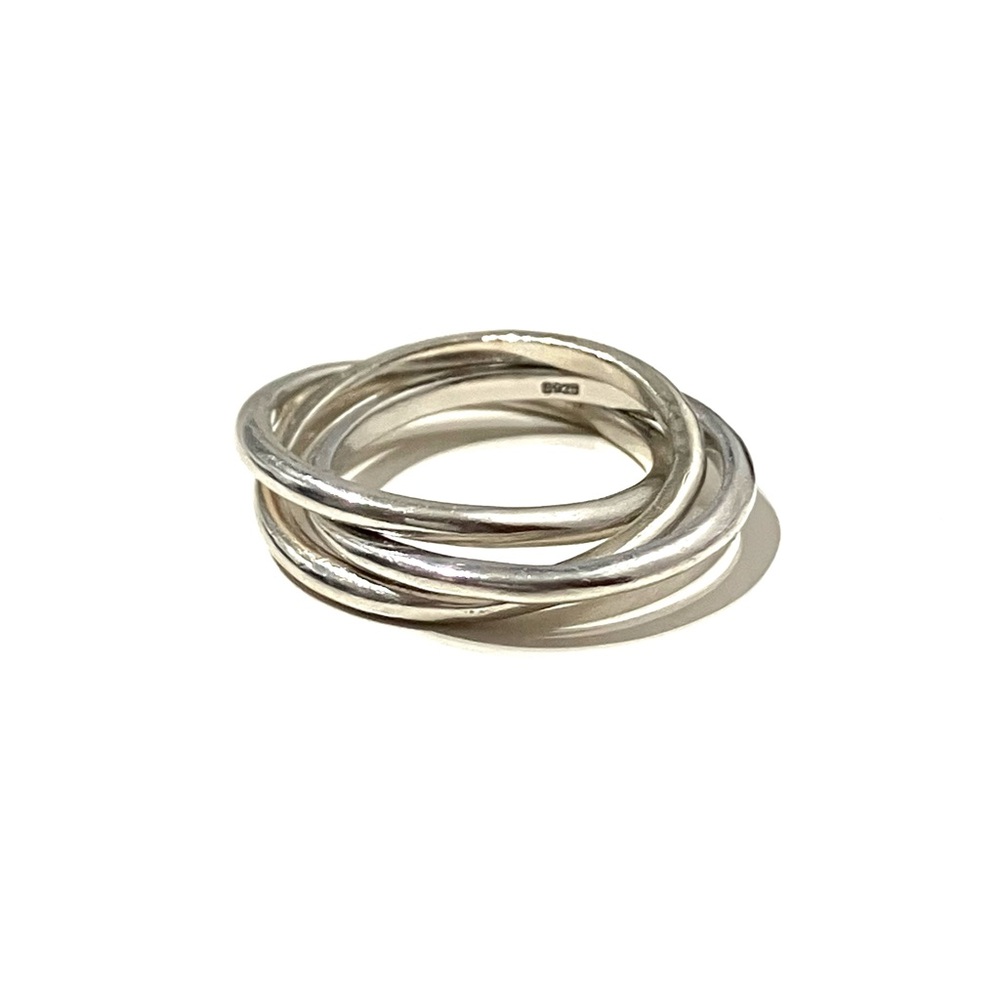 Elegant Silver Stacking Ring Set - reminiscent of Spinelli